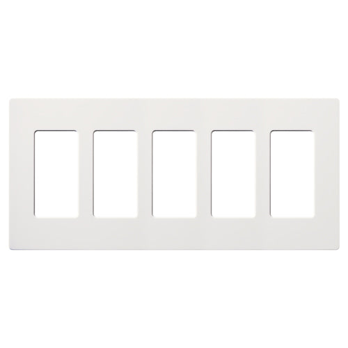 Lutron Claro 5-Gang Wallplate | CW-5-XX
