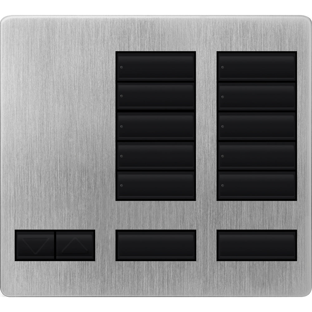 Replacement Faceplate for Lutron HomeWorks Tabletop 10 Button Keypad | LFK-T10RL