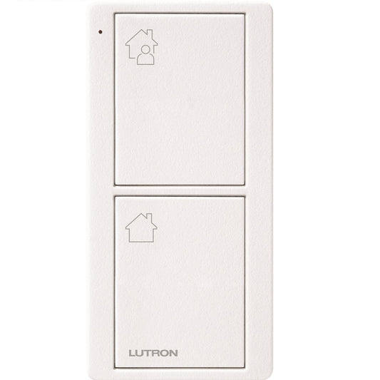 Lutron Pico Smart Remote, 2-Button Entry Scene (Home/Away Icons) | PJ2-2B-XX-P11