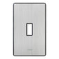 Lutron Fassada 1-Gang Wall Plate Traditional Toggle Opening |FG-1