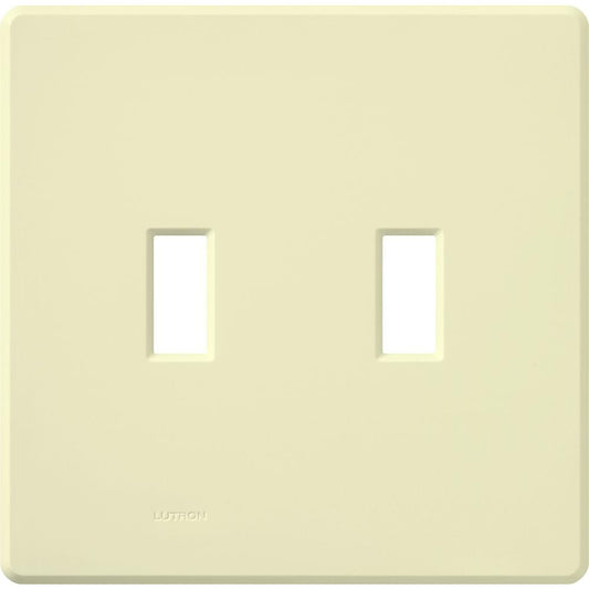 Lutron Fassada 2-Gang Wall Plate - Traditional Toggle Opening |FG-2