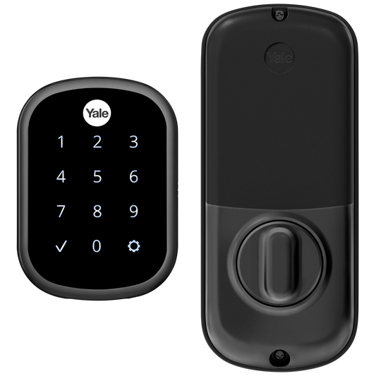 Marketing image of the Yale Real Living YRD156 Touchscreen Deadbolt – Z-Wave Plus | YRD156-ZW2
