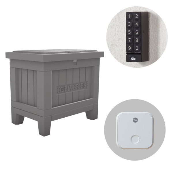 Yale Kent Delivery Box - Keypad - Wi-Fi | YRBB-MD-KT-CB1K-GRY