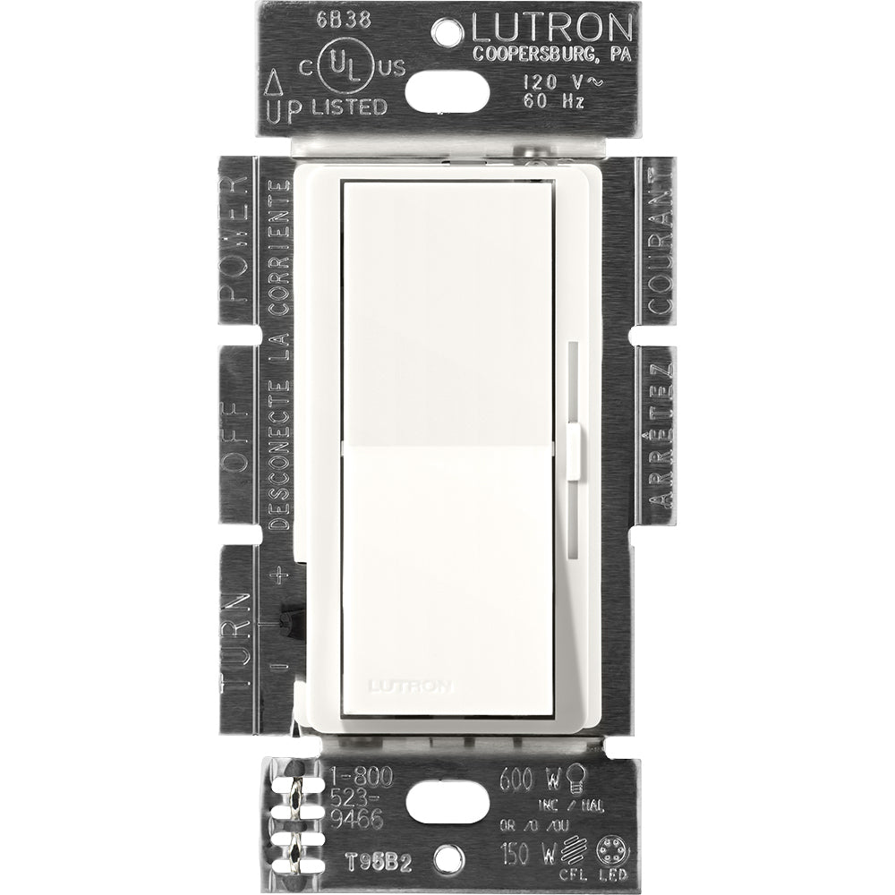 Lutron Diva MLV Dimmer Switch - 600VA Magnetic Low Voltage (Single) | DVSCLV-600P