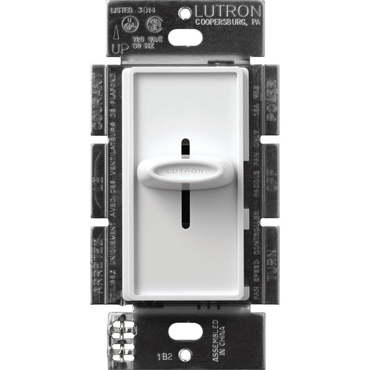Lutron Skylark Quiet 3-Speed Fan Control 1.5A 120V - Single-Pole/3-Way | SFSQ-F