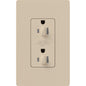 Lutron Dual Dimming Tamper-Resistant Receptacles - Satin Color 15A 120/125V | SCR-15-DDTR-XX