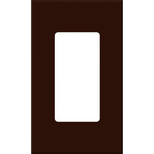 Lutron Nova T Single-Gang Wall Plate for Small Accessories | NT-R3-NFB