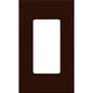 Lutron Nova T Single-Gang Wall Plate for Small Accessories | NT-R3-NFB