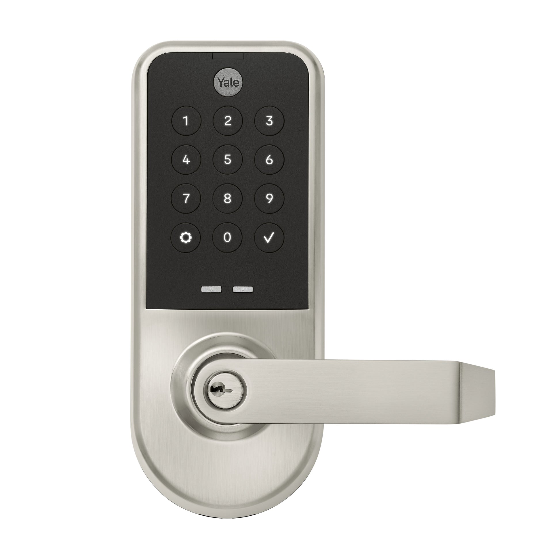 Yale Pro 2 Cylindrical Lock - Keypad - Keyed - Bluetooth | YMB614-BLE - Satin Chrome