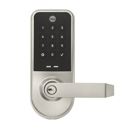 Yale Pro 2 Cylindrical Lock - Keypad - Keyed - Bluetooth | YMB614-BLE - Satin Chrome