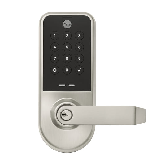 Yale Pro 2 Cylindrical Lock - Keypad - Keyed - Wi-Fi | YMB614-WF1 - Satin Chrome