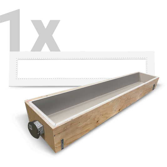 Eurofase 61-Inch Recessed Flush Mount + Type-X Box Package — White | BUNDLE9