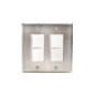 Eurofase EFDWPS dual duplex heater wall switch stainless steel