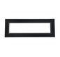 Manufacturer photograph: Eurofase EF39FMPFB 39-inch-class flush mounting frame in black, viewed front-on