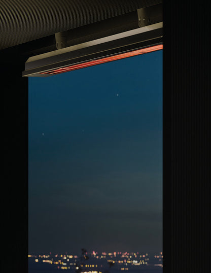 Eurofase EFH0139 Vellura pendant 1500W heater and LED lamp — original Vellura brochure photograph