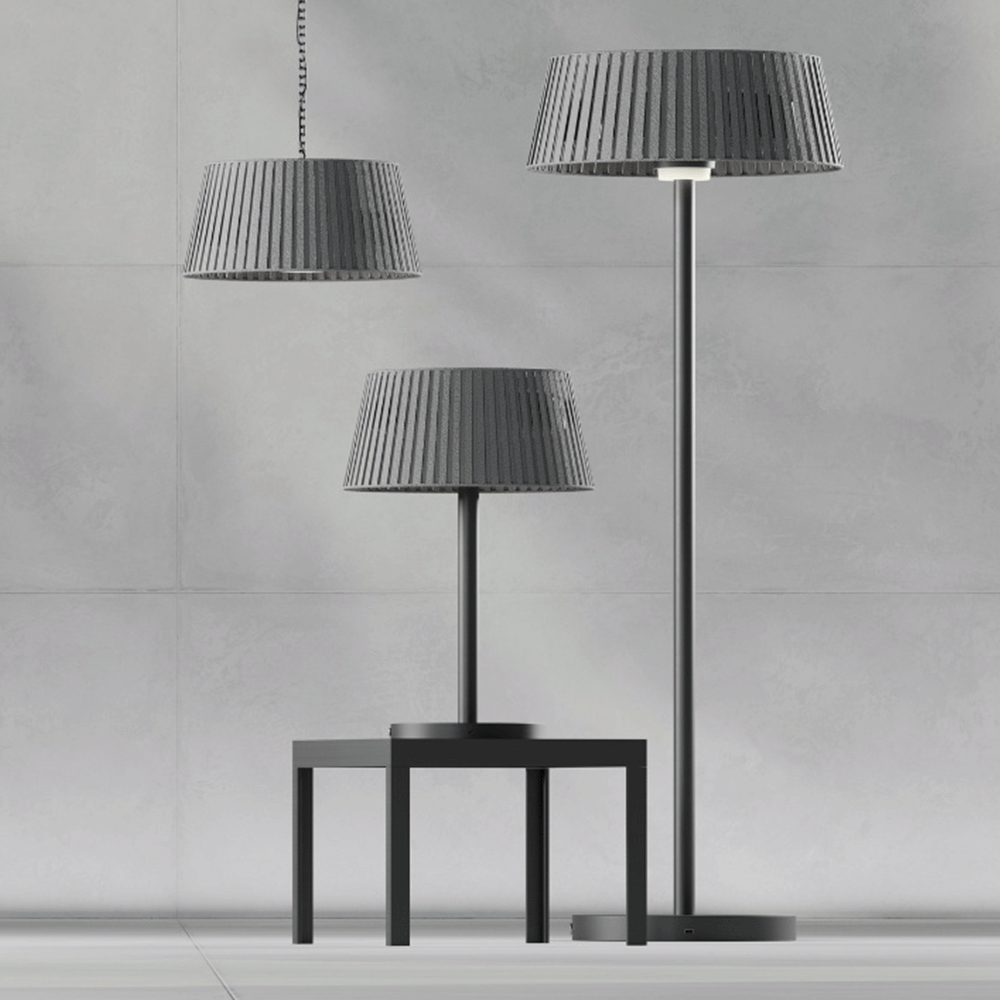 Eurofase EFH0139 Vellura pendant 1500W heater and LED lamp — additional contextual product photograph