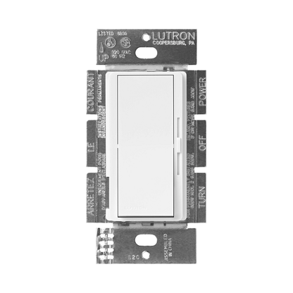 Lutron Diva 0-10V dimmer | DVSTV-R-WH-C | White | product / detail image