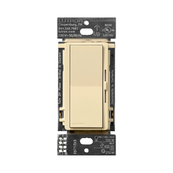 Lutron Diva LED+ Pro Max dimmer | DV-PRO-IV | Ivory | product / detail image