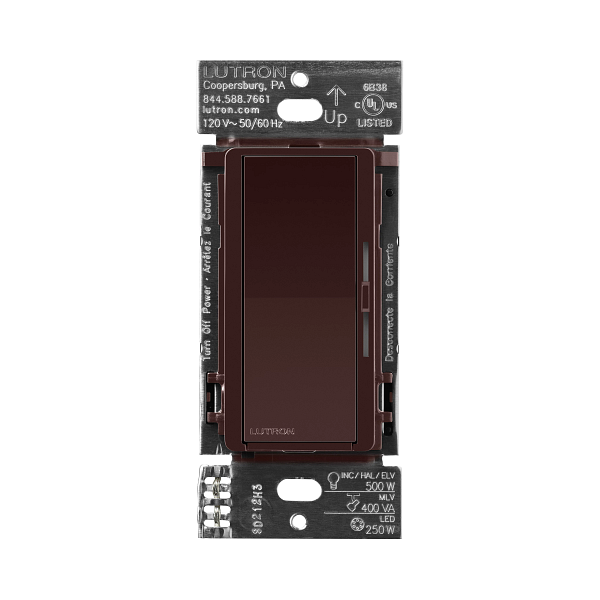 Lutron Diva LED+ Pro Max dimmer | DV-PRO-BR | Brown | product / detail image