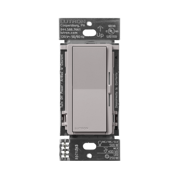 Lutron Diva LED+ Pro Max dimmer | DV-PRO-GR | Gray | product / detail image