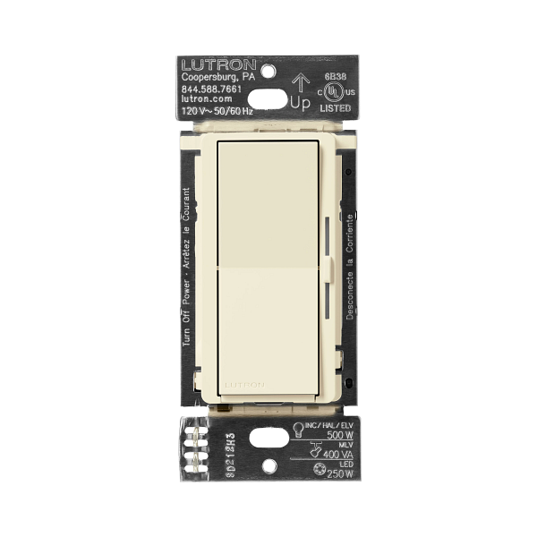 Lutron Diva LED+ Pro Max dimmer | DV-PRO-AL | Almond | product / detail image