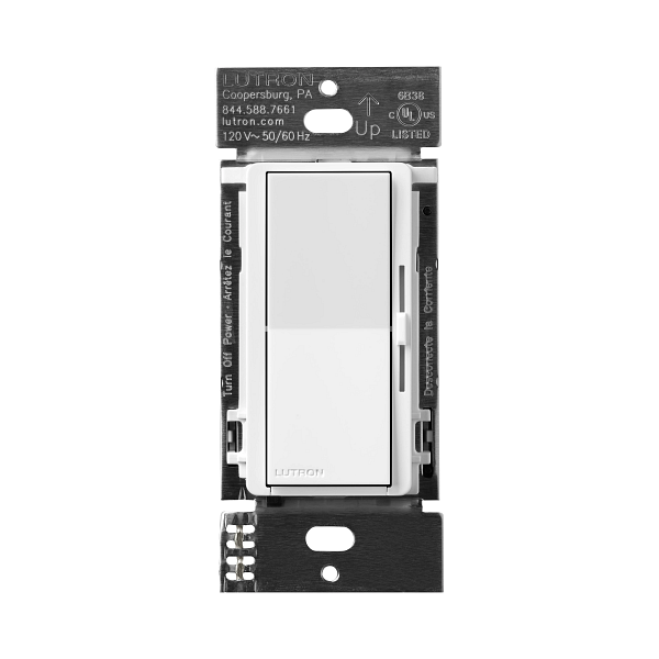 Lutron Diva LED+ Pro dimmer | DV-PSR-WH-C | Gloss White