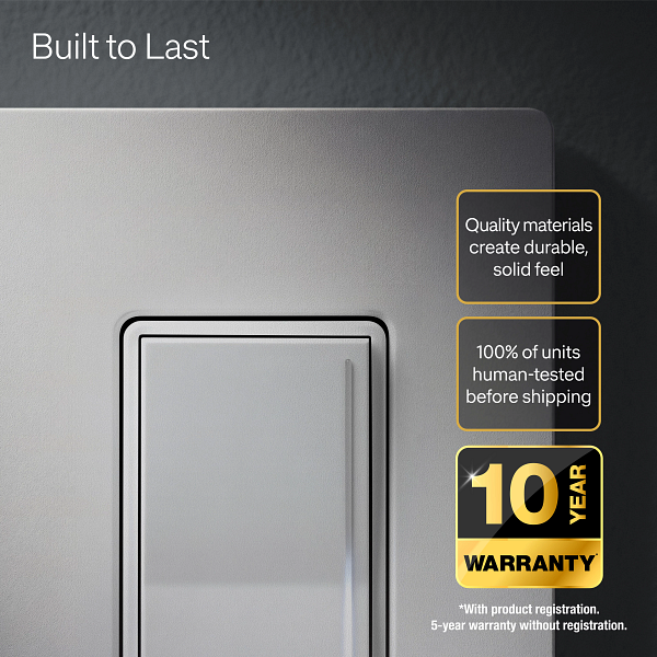 Lutron Sunnata LED+ Pro Max touch dimmer | ST-PRO-NR-WH-C | White | product / detail image