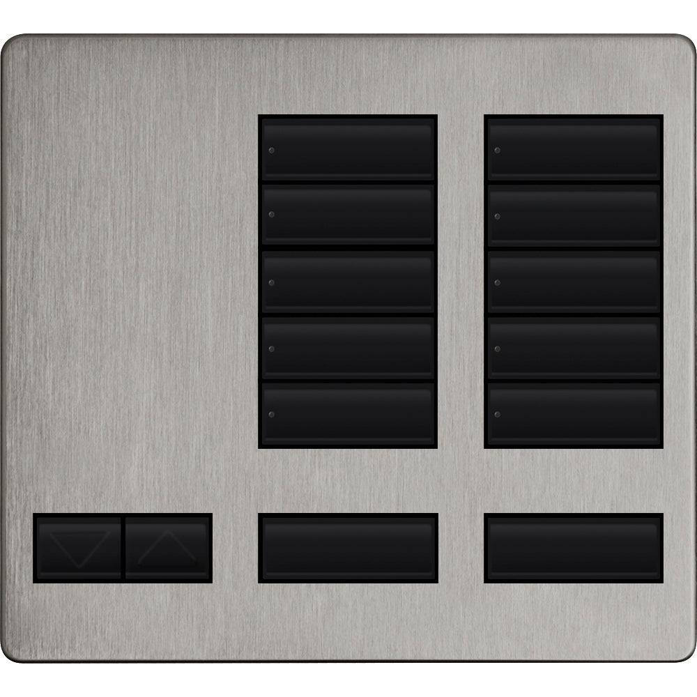 Replacement Faceplate for Lutron HomeWorks Tabletop 10 Button Keypad | LFK-T10RL