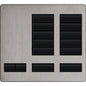 Replacement Faceplate for Lutron HomeWorks Tabletop 10 Button Keypad | LFK-T10RL
