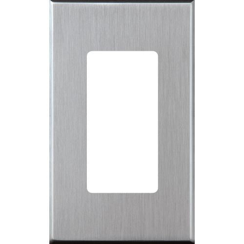 Lutron Nova T Single-Gang Wall Plate for Small Accessories | NT-R3-NFB