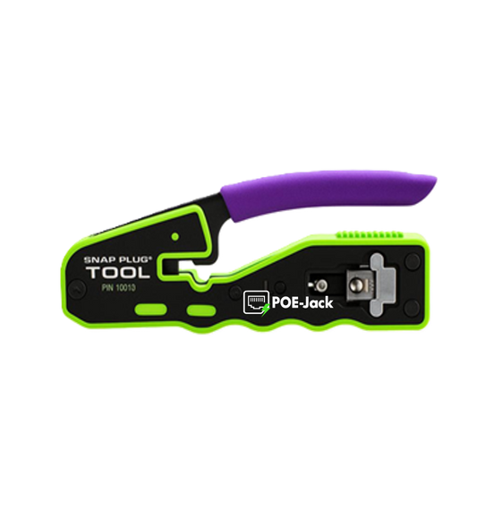 Professional RJ45 Crimp Tool | For Cat5e/Cat6/Cat6A Modular Plugs | POEJK-CRIMP