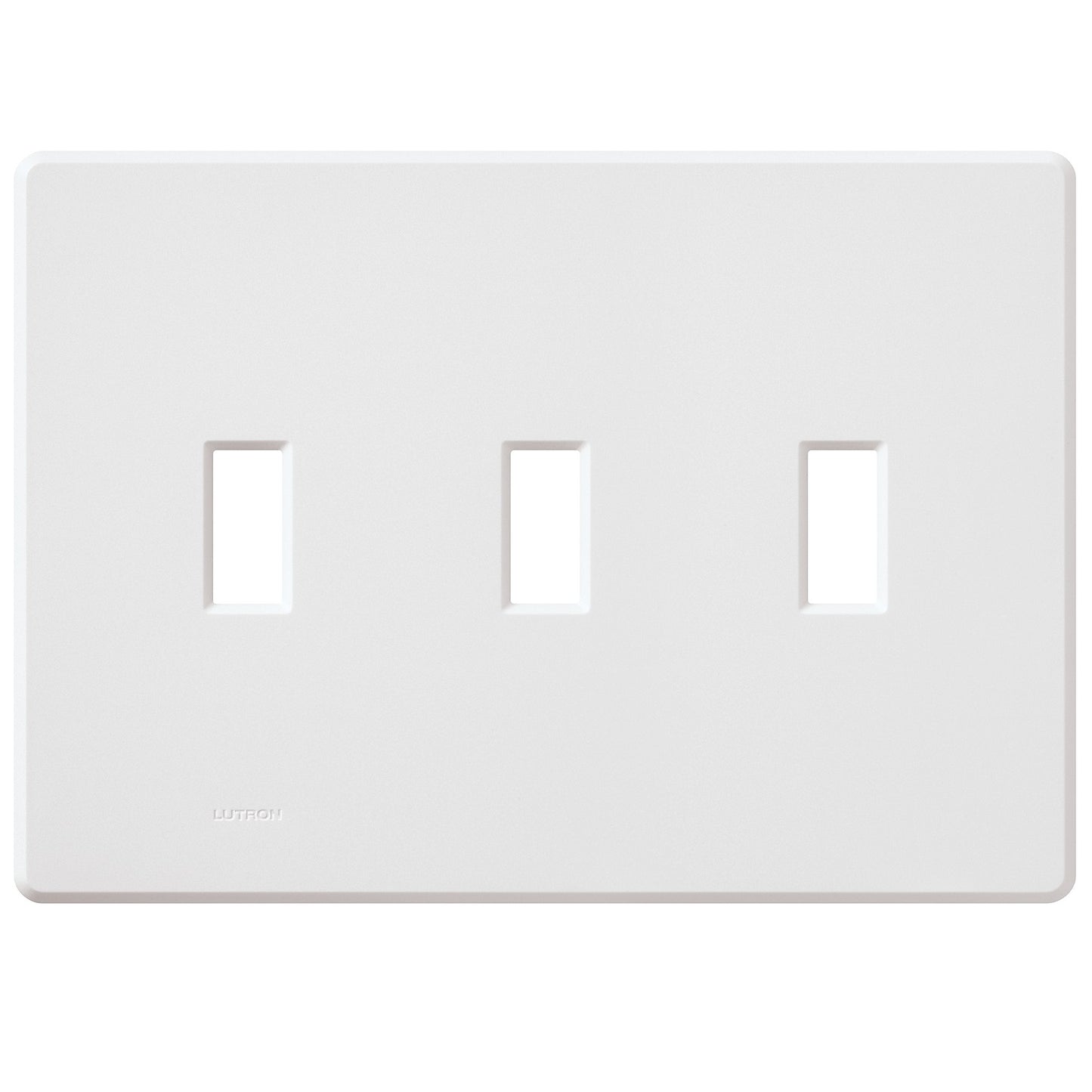 Lutron Fassada Fashion Wall Plate | Traditional Toggle Opening | Matte Finish | FW