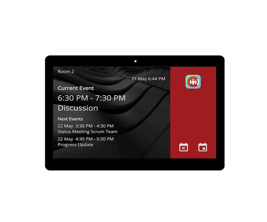 Grid 10" PoE Android Touchscreen Panel - Black | 1280×800, 8GB RAM / 64GB Storage, PoE-Powered | POEJK-TOUCH10-BK