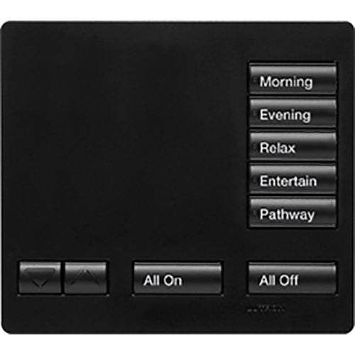 Lutron RadioRA 2 Tabletop Designer Keypad (5-button with raise/lower) | RR-T5RL-XX