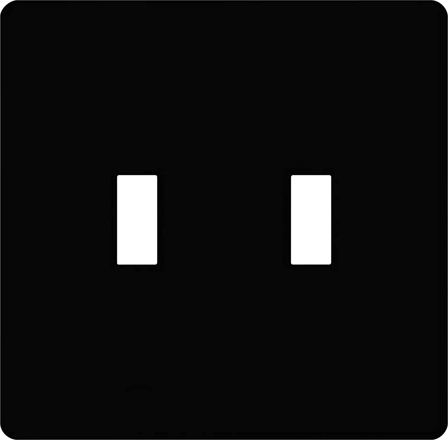 Lutron Fassada Fashion Wall Plate | Traditional Toggle Opening | Matte Finish | FW