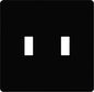 Lutron Fassada Fashion Wall Plate | Traditional Toggle Opening | Matte Finish | FW