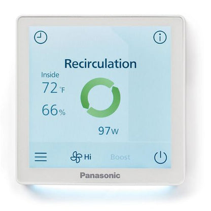 Panasonic FVSCVE2 LED wall controller for Intelli-Balance Elite and BalancedHome 210 ERVs