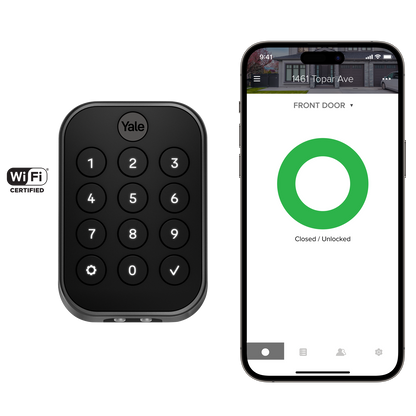 Marketing image of the Yale Assure Lock 2 Key-Free Keypad Deadbolt – Wi-Fi | YRD430-WF1