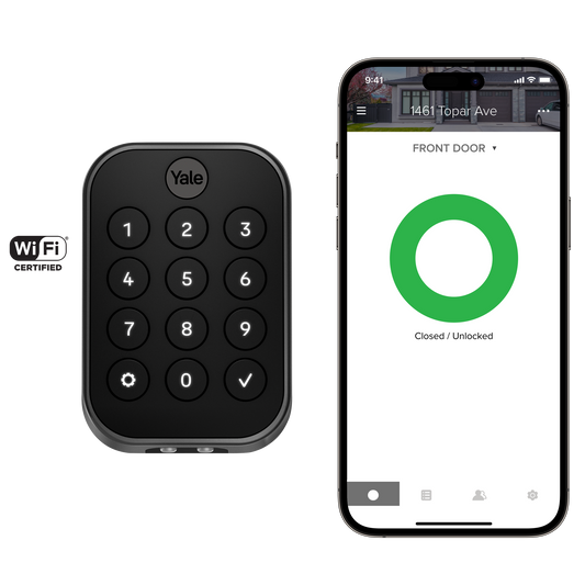 Marketing image of the Yale Pro 2 Key-Free Keypad Lock – Wi-Fi | YRD634-WF1
