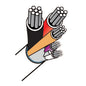 Lutron GRAFIK Eye Long-Distance Control Link Cable, 12/22 AWG, Plenum Rated, 500ft | GRX-PCBL-46L-500