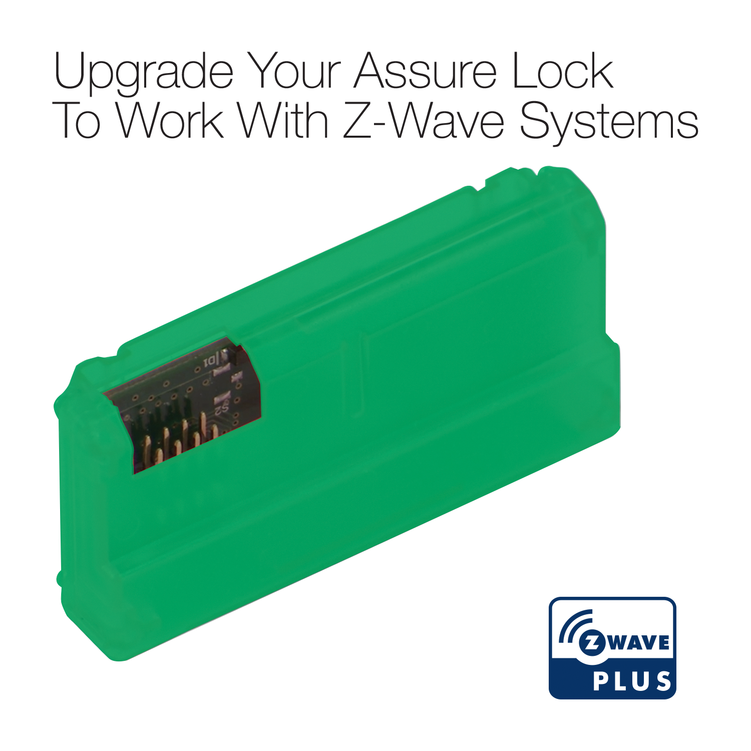 Marketing image of the Yale Assure Smart Lock Module – Z-Wave Plus | AYR202-ZWV