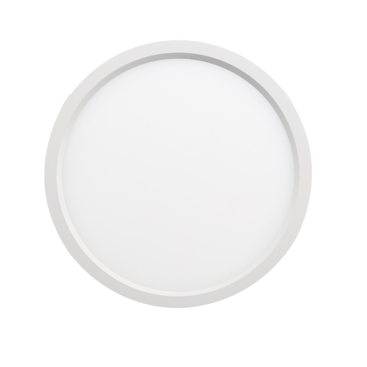 Sol - 19" Slim Surface Round - 35W - 2200LM - Selectable CCT 27/30/35/40/50K - 120V — Finish: White