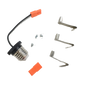 Product Display Visual of the SKU: RENO-RC4 for Marketing of theReno 4" Recessed Can Retrofit (E26 Adaptor + Mounting Bracket, components for New Construction & Remodeling) | RENO-RC4