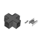 Reno X Connector for Architectural Strip 

White Finish | RENO-TLSN-MCCT-X-WH-G2 / R39425, R39437