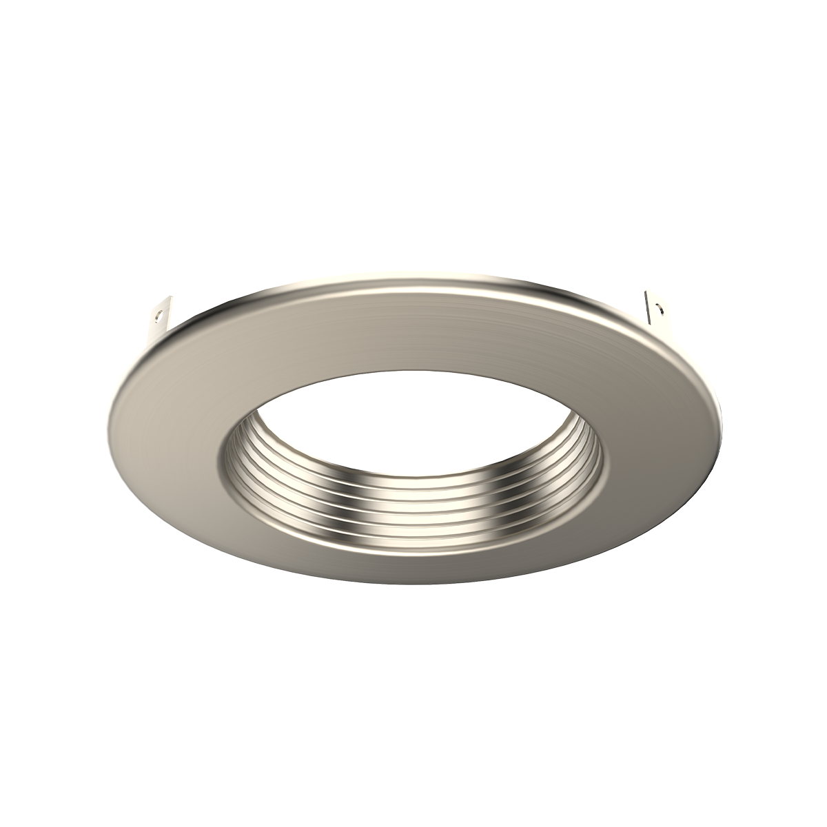 Zeta - 6" Trim for Prime Commercial Downlight — Finish: Brushed Nickel