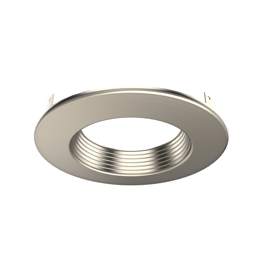 Zeta - 6" Trim for Prime Commercial Downlight — Finish: Brushed Nickel
