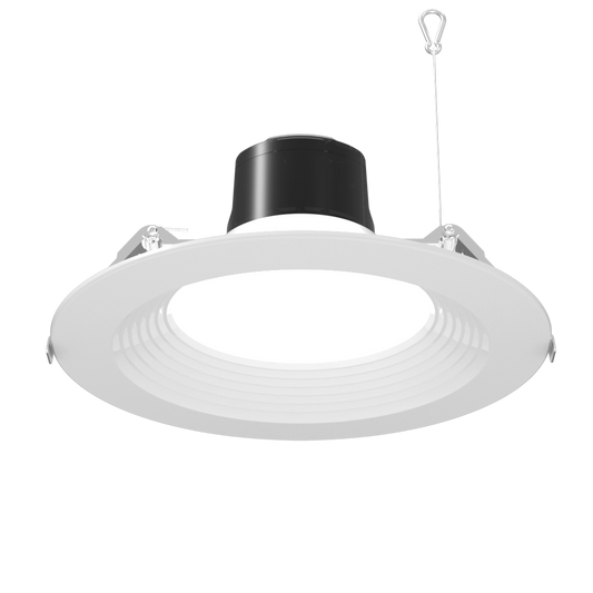 Zeta - 10" Commercial Downlight - Selectable Wattage 22/34/45W - Selectable CCT 2700/3000/3500/4000/5000K - 120-347V - White Finish — Title: Default Title