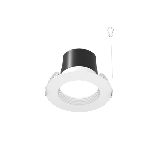 Zeta - 4" Commercial Downlight - Selectable Wattage 9/13/18W - Selectable CCT 2700/3000/3500/4000/5000K - 120-347V - White Finish — Title: Default Title