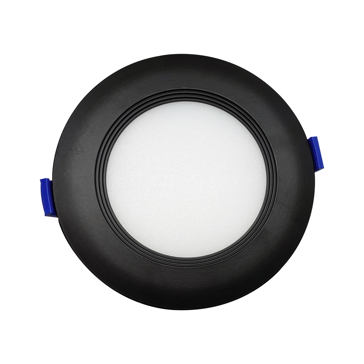 Brilliance - 4" Baffle Trim Slim Recessed Downlight - 12W - Selectable CCT 27/30/35/40/5000K - 120V - Black Finish — Title: Default Title