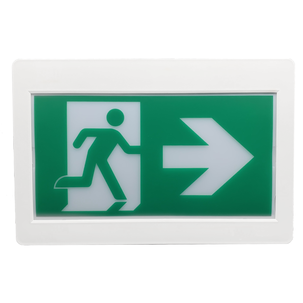 Product Display Visual of the SKU: RENO-RMS-U for Marketing of theReno LED Running Man Sign | 120Mins Battery Back-up | RENO-RMS-U